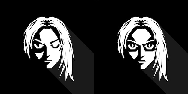 Vector black and white eren vectors