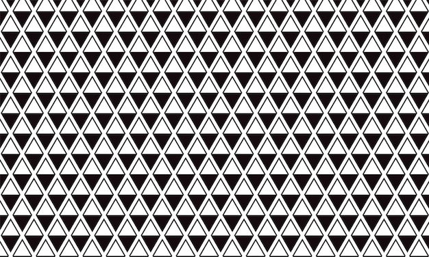 黒と白の幾何学的な背景で三角形が描かれています