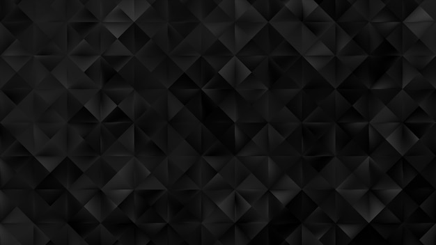 Black and white geometric background with triangles.