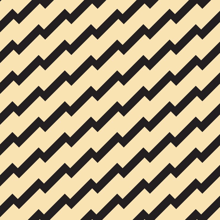 Vector a black and white geometric pattern with yellow stripes