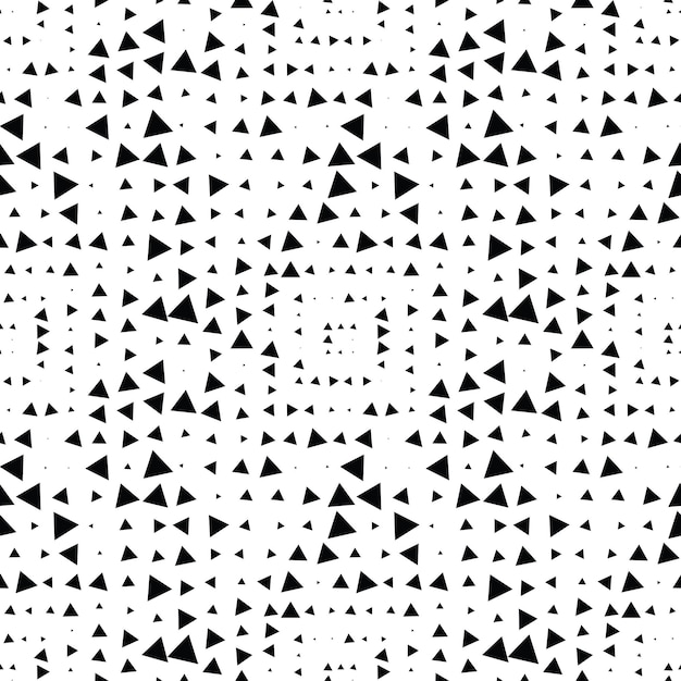 black and white geometric seamless pattern