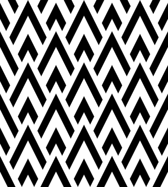 Black and white geometric seamless pattern.