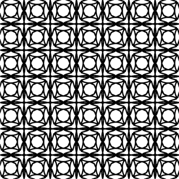 black and white geometric swamless pattern