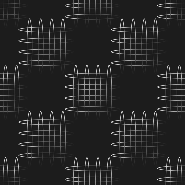 Vector black and white gradient seamless pattern 167