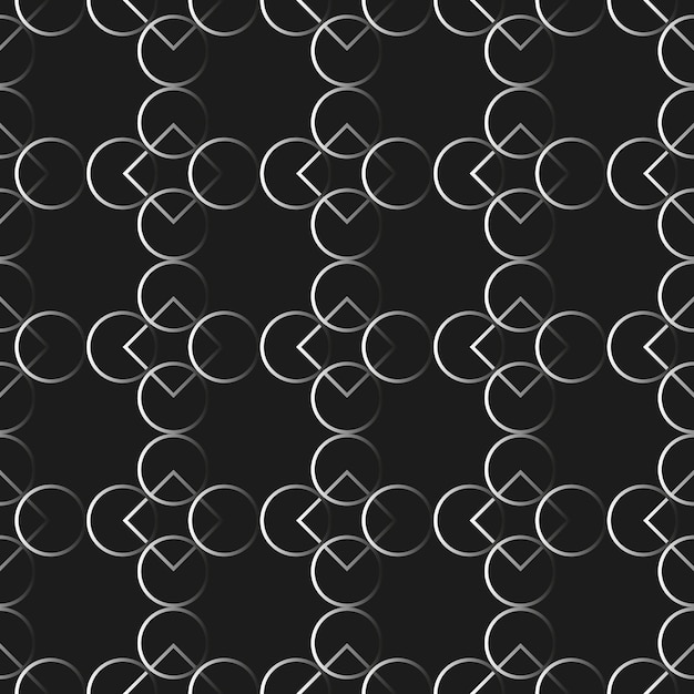 Black and white gradient seamless pattern 206