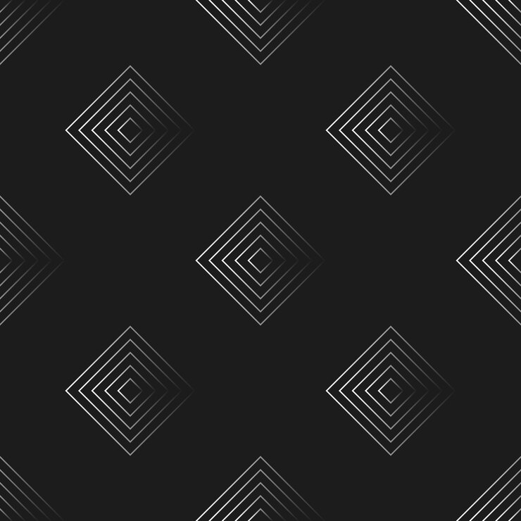 Vector black and white gradient seamless pattern 4