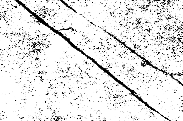 A black and white grunge background with a rough texture.