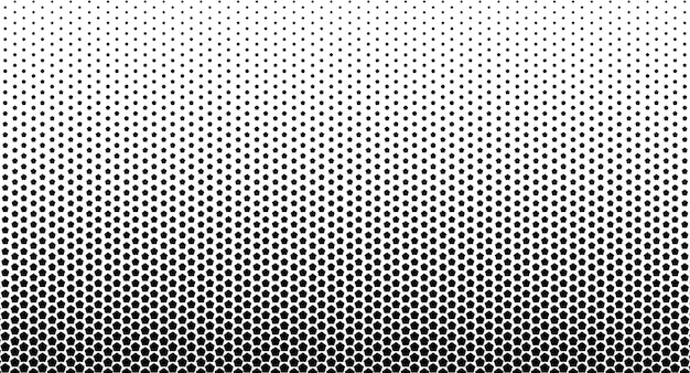 黒と白の半色の背景のイラスト