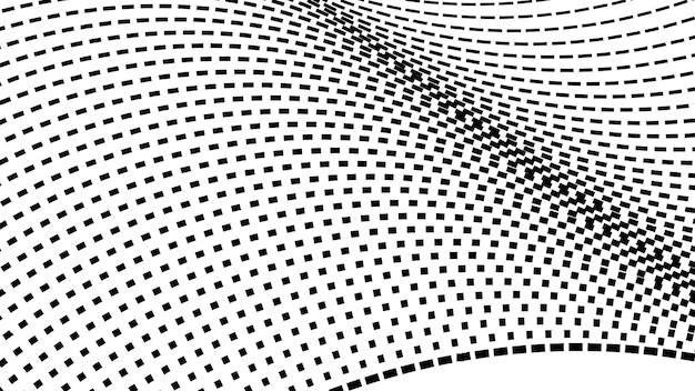 black and white halftone pattern vector image for background or wallpaper abstract dot halftone