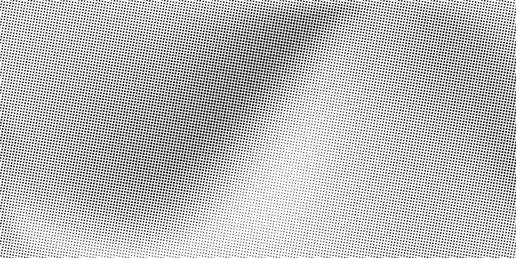 Vector black and white halftone small dots pattern vintage abstract vector wavy background