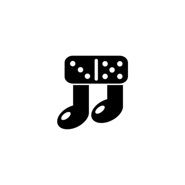 A black and white icon of a pair of socks