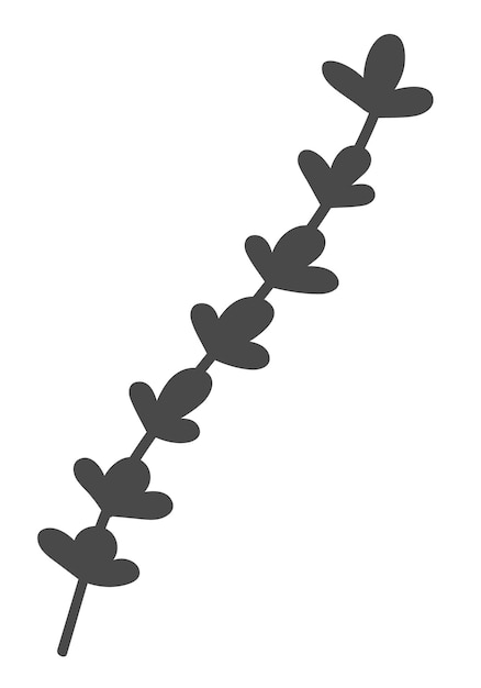 A black and white image of a chain with a heart shaped design.