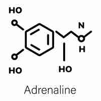 Vector a black and white image of a chemical formula