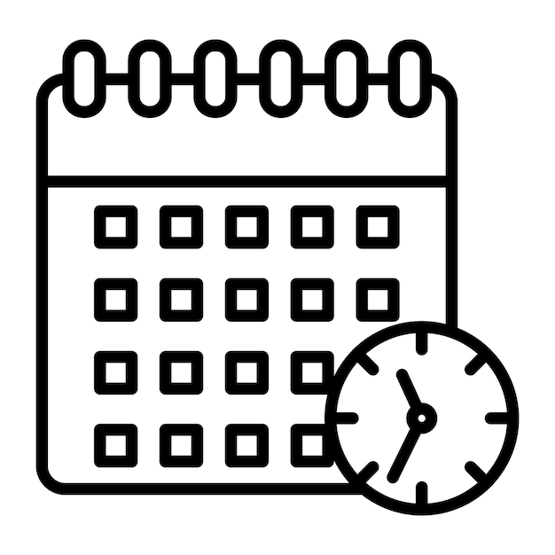 시계의 검은색과 색 이미지, 시간은 12:05