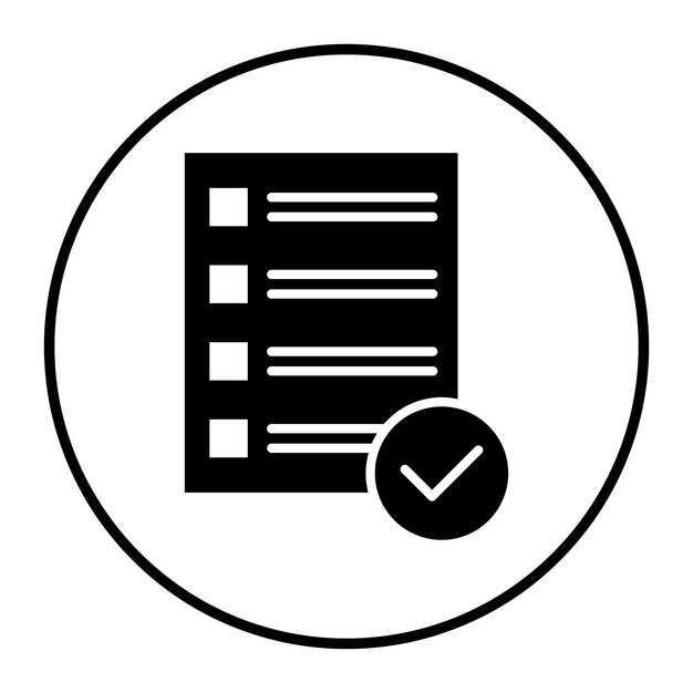 a black and white image of a document with a black circle around it