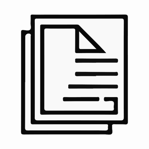 a black and white image of a document with a line through the middle
