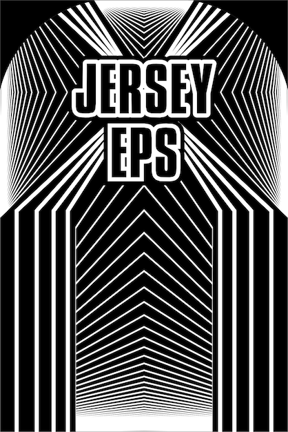 BLACK AND WHITE LINE DESIGN JERSEY BACKGROUND