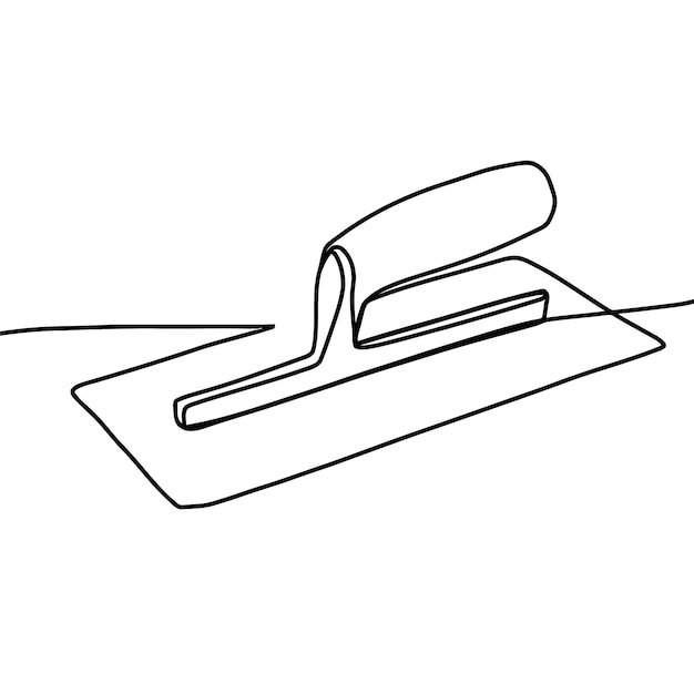 A black and white line drawing of a roller that is labeled's.