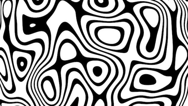 Black and white line pattern abstract background texture