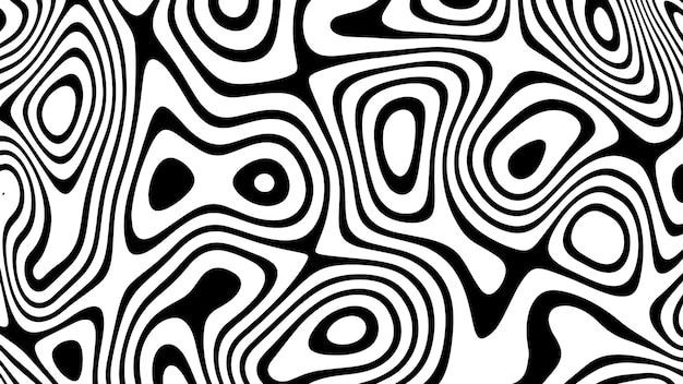 Black and white line pattern abstract background texture