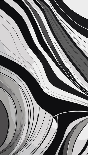 Vector black and white line pattern vector illustration