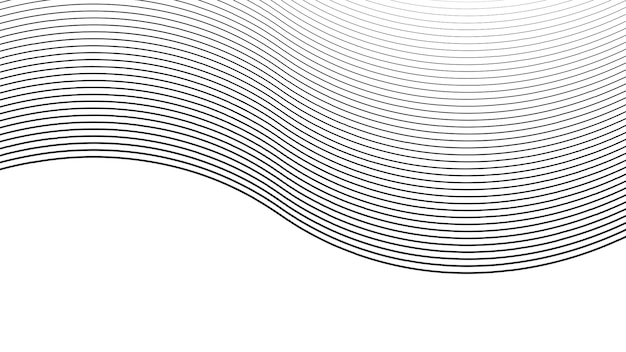 Черно-белая линия бесшовный рисунок геометрическая текстура фон для фона или ткани дизайна