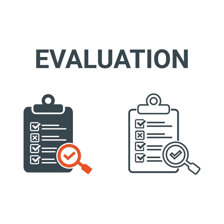 a black and white logo for a report and a pen