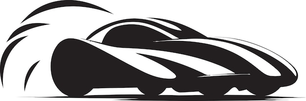 Vector a black and white logo with a flamingo on it