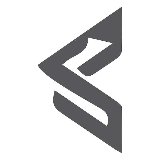 черно-белый логотип с буквой " s "