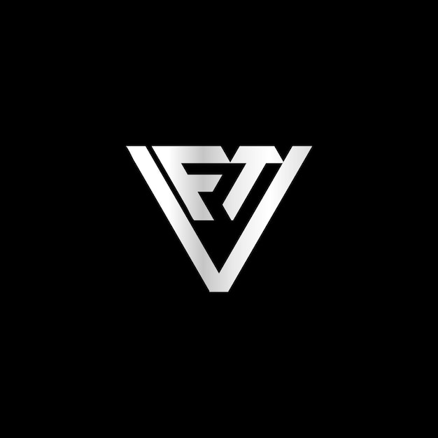 A black and white logo with the letters vf and t in the middle