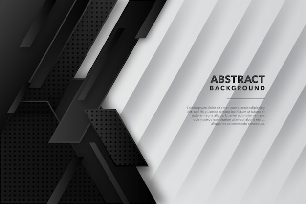 black white modern geometric abstract background