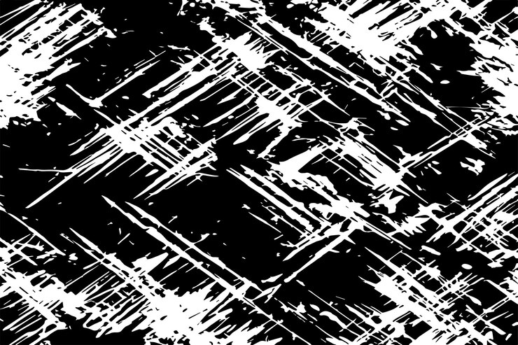 black and white monochrome scattered and scratched grungy texture