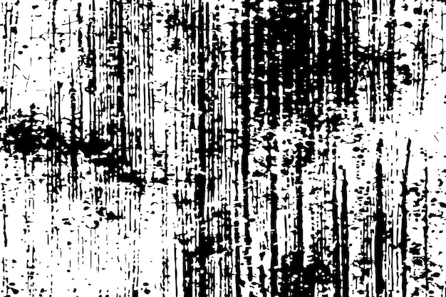 黒と白のモノクロが散在し、傷ついた汚れたテクスチャー