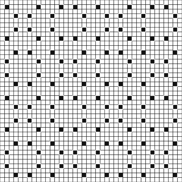 Vector black and white patter check box pattern design