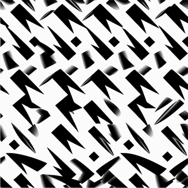 A black and white pattern with arrows and numbers.