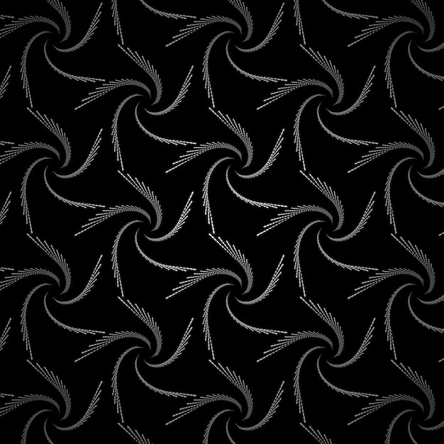 Vector a black and white pattern with a spiral design