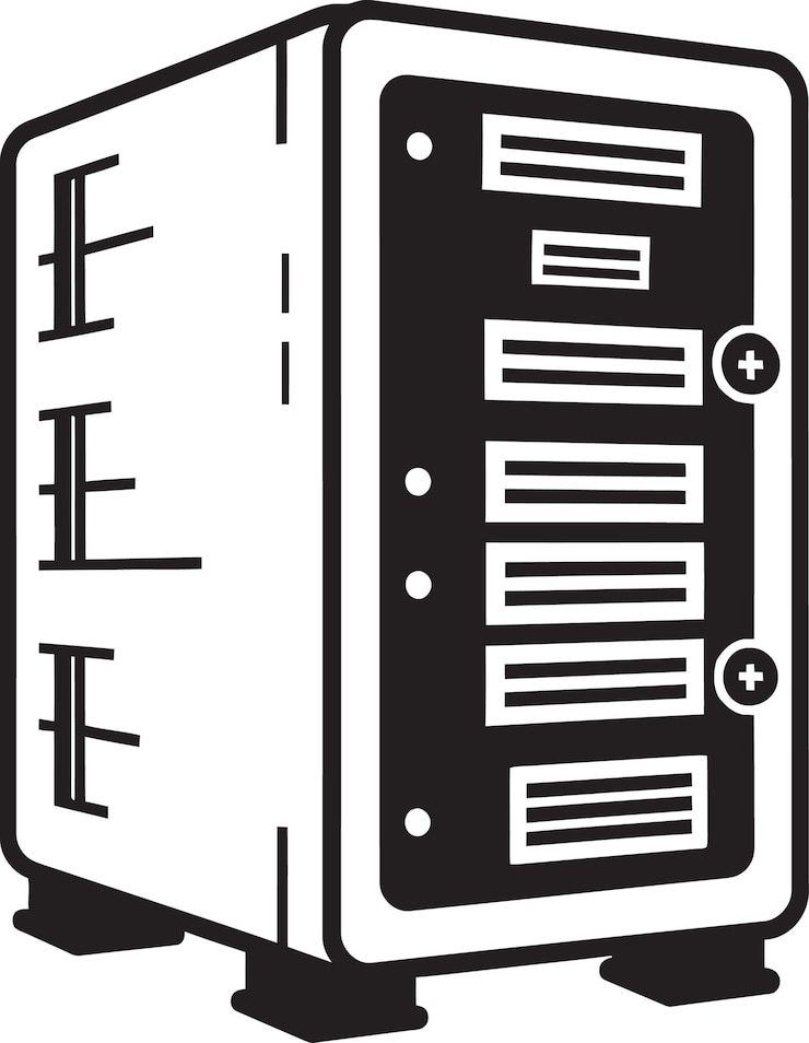 Vector a black and white photo of a machine with the word e e