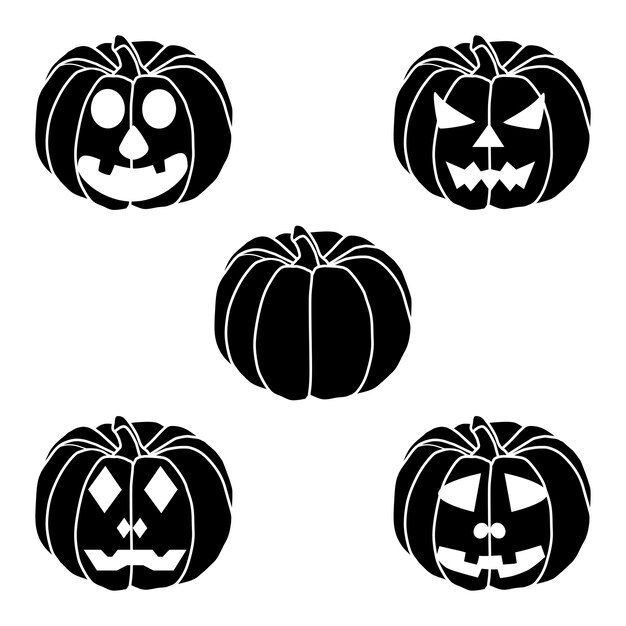 Vector a black and white photo of a pumpkin with a black and white background.