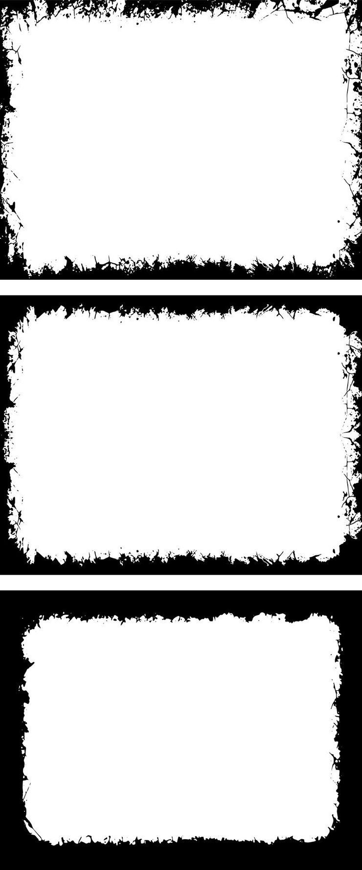 Vector a black and white photo with a frame that says quot grunge quot