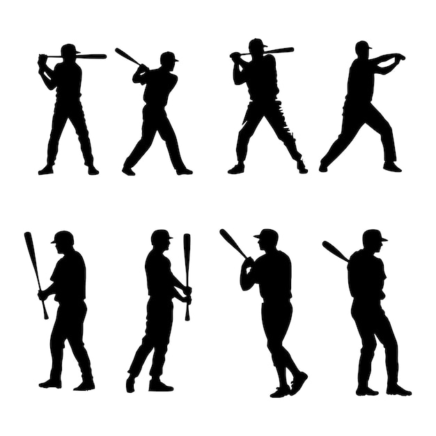 Черно-белое изображение бейсболиста с битой.
