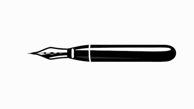 a black and white picture of a black and silver screwdriver