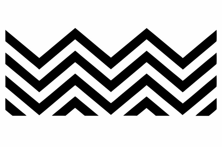 Vector a black and white picture of a black and white geometric pattern