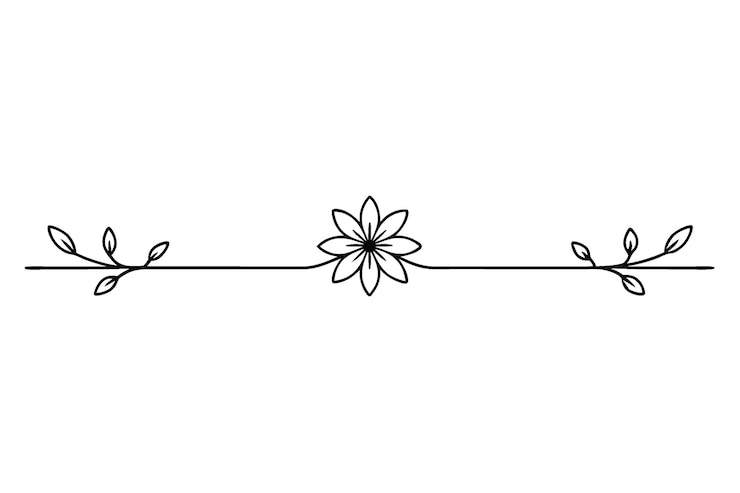 Vector a black and white picture of a flower on a wire