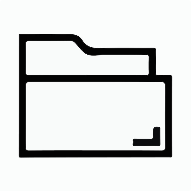 黒と白のフォルダーに文字が書かれています
