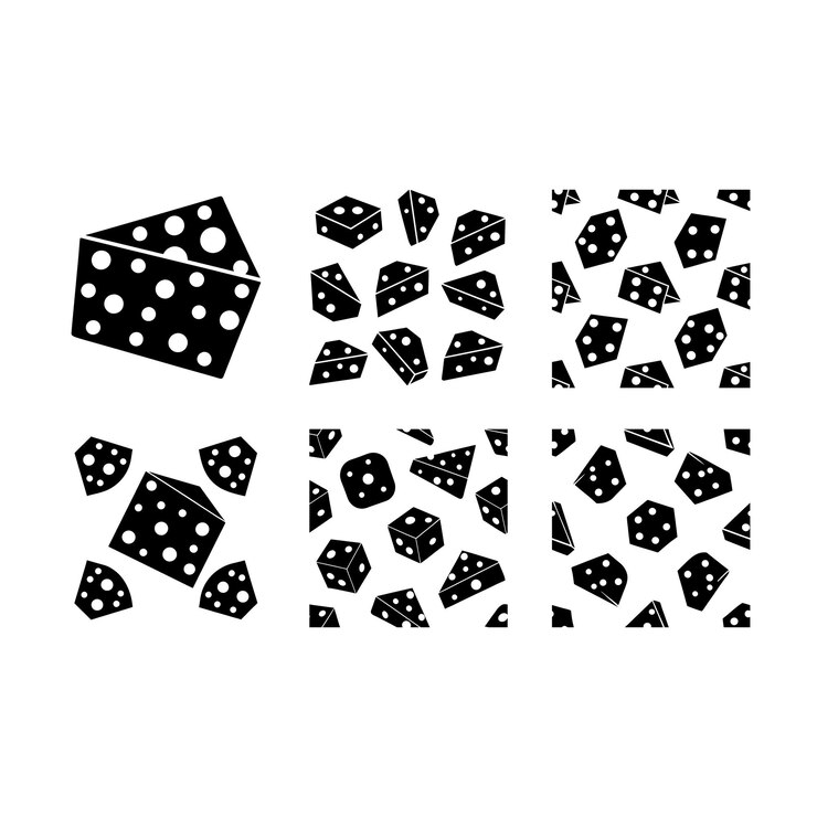 Vector a black and white poster with a dice that says  dice