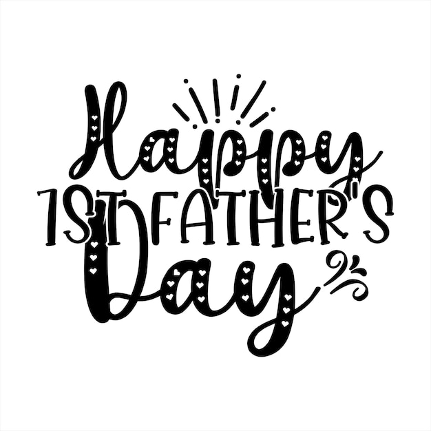 Черно-белый плакат с фразой счастливого 18-го дня отца.