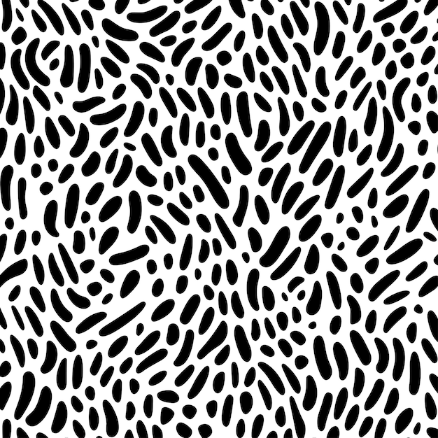 Black and white scribble pattern