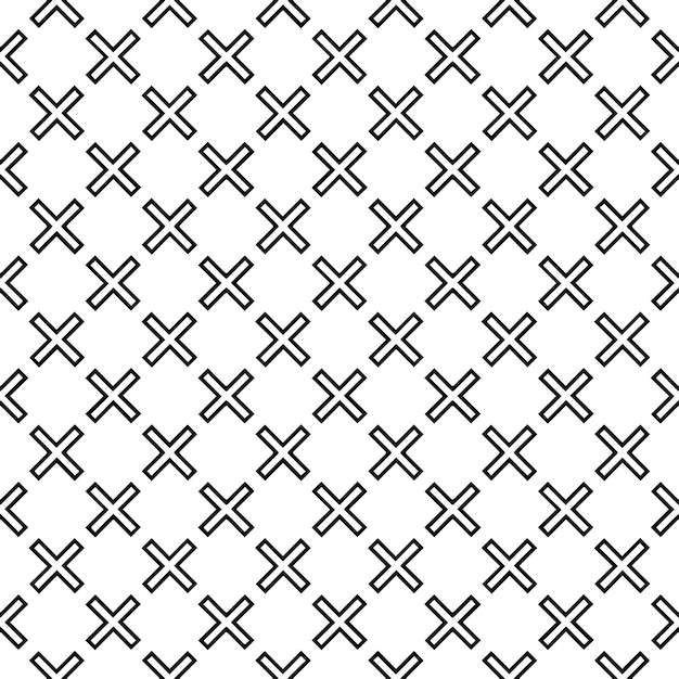 Modello astratto senza soluzione di continuità in bianco e nero sfondo e sfondo disegno ornamentale in scala di grigi ornamenti a mosaico illustrazione grafica vettoriale eps10