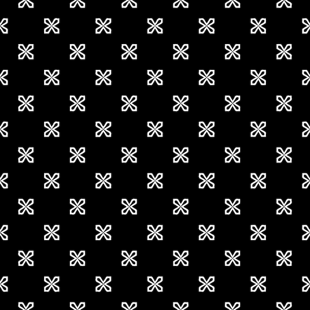 Черно-белый бесперебойный абстрактный рисунок Фон и фон серый декоративный дизайн Мозаичные украшения Векторная графическая иллюстрация EPS10