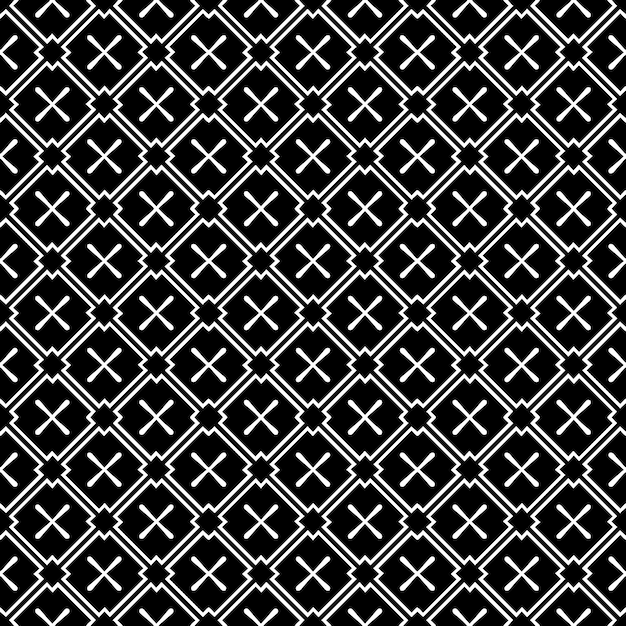 Vector black and white seamless abstract pattern background and backdrop grayscale ornamental design mosaic ornaments vector graphic illustration eps10